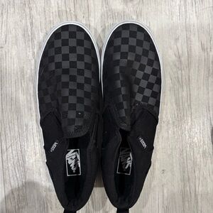 Black and White Checkered Vans